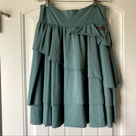 Dresses & Skirts - Matilda Jane Gray Blondie Bar Tiered Ruffle skirt